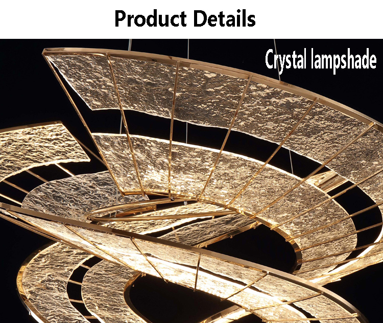 Modern Luxury Minimalist Chandeliers Pendant Lights Hotel Lobby Villa Living Banquet Hall Custom Chandelier (2) Lámparas colgantes minimalistas de lujo modernas Luces colgantes Hotel Lobby Villa Living Banquet Hall Lámpara personalizada (2)