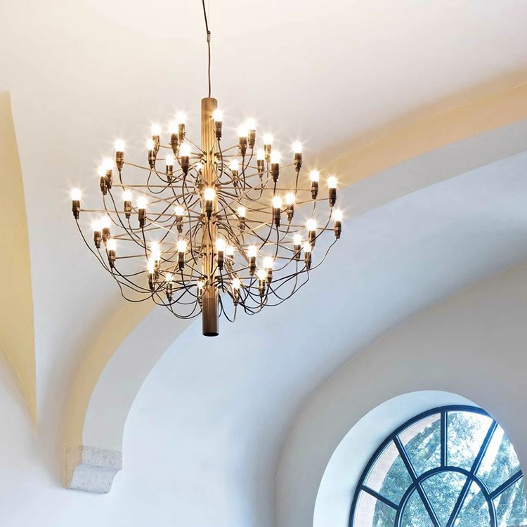 Lámpara colgante de arte del hierro Industrial, personalización moderna, para sala de estar, Bar, vestíbulo del Hotel, candelabro e iluminación colgante