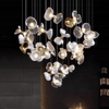 Iluminación moderna para decoración del vestíbulo del Hotel, iluminación colgante para comedor, sala de estar, candelabros de cristal personalizados