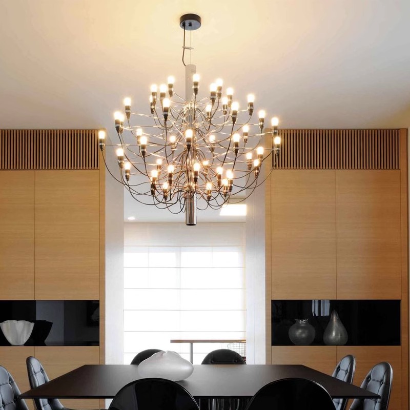 Lámpara colgante de arte del hierro Industrial, personalización moderna, para sala de estar, Bar, vestíbulo del Hotel, candelabro e iluminación colgante