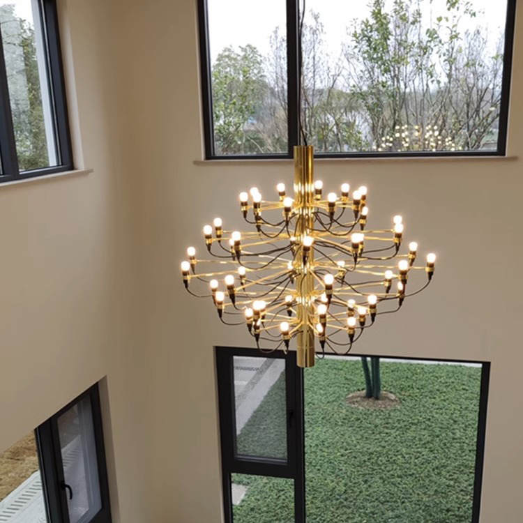Lámpara colgante de arte del hierro Industrial, personalización moderna, para sala de estar, Bar, vestíbulo del Hotel, candelabro e iluminación colgante