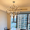 Lámpara colgante de arte del hierro Industrial, personalización moderna, para sala de estar, Bar, vestíbulo del Hotel, candelabro e iluminación colgante