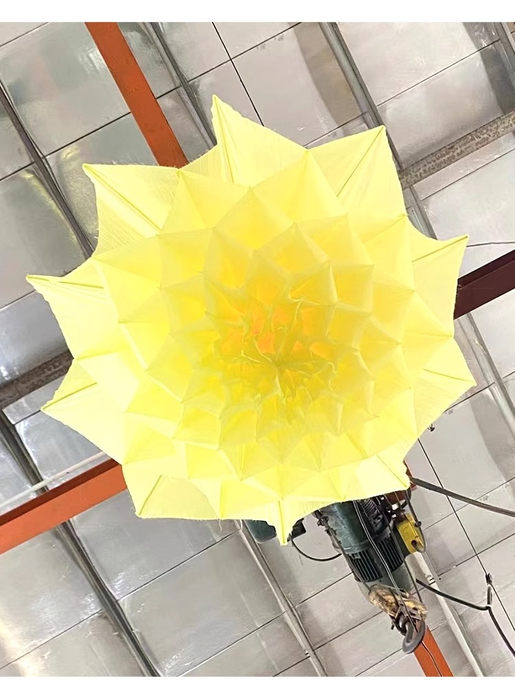 Grandes flores el&eacute;ctricas Led iluminaci&oacute;n abierta y cerrada autom&aacute;ticamente mec&aacute;nica cin&eacute;tica elevaci&oacute;n flor l&aacute;mpara el&eacute;ctrica (12)