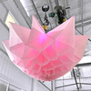 Grandes flores eléctricas Led iluminación abierta y cerrada automáticamente mecánica cinética elevación flor lámpara eléctrica
