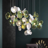 Iluminación moderna para decoración del vestíbulo del Hotel, iluminación colgante para comedor, sala de estar, candelabros de cristal personalizados