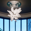 Luces colgantes personalizadas de piedra Natural de alta calidad, candelabro de alabastro para el hogar de lujo moderno