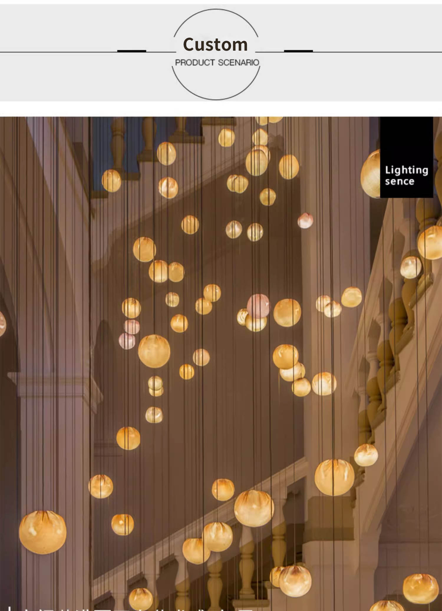 L&aacute;mpara moderna de cristal, piezas de restaurante, bar, mostrador, vest&iacute;bulo del hotel, candelabros, iluminaci&oacute;n colgante (1)