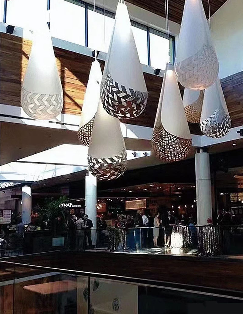 Lámpara de araña personalizada para vestíbulo de hotel, villa y restaurante, iluminación colgante de araña interior