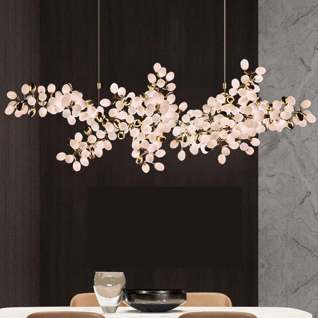 Lámpara colgante con forma de uva, sala de banquetes decorativa, Villa, vestíbulo del hotel, lámpara Led de cristal moderna