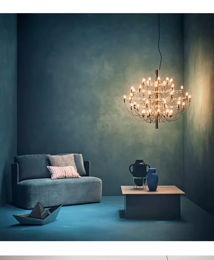 L&aacute;mpara colgante de arte del hierro industrial de personalizaci&oacute;n moderna para sala de estar, bar, vest&iacute;bulo del hotel, l&aacute;mpara e iluminaci&oacute;n colgante (8)