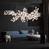 Lámpara colgante con forma de uva, sala de banquetes decorativa, Villa, vestíbulo del hotel, lámpara Led de cristal moderna
