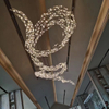 Moderno Hitecdad Villa Hotel Glass LED Decoración de interiores Accesorios de iluminación personalizados Lámparas
