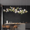 Iluminación moderna para decoración del vestíbulo del Hotel, iluminación colgante para comedor, sala de estar, candelabros de cristal personalizados