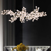Lámpara colgante con forma de uva, sala de banquetes decorativa, Villa, vestíbulo del hotel, lámpara Led de cristal moderna