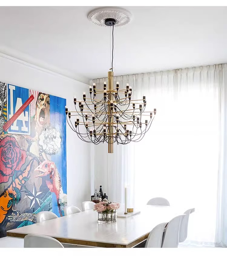 L&aacute;mpara colgante de arte del hierro industrial de personalizaci&oacute;n moderna para sala de estar, bar, vest&iacute;bulo del hotel, l&aacute;mpara e iluminaci&oacute;n colgante (4)