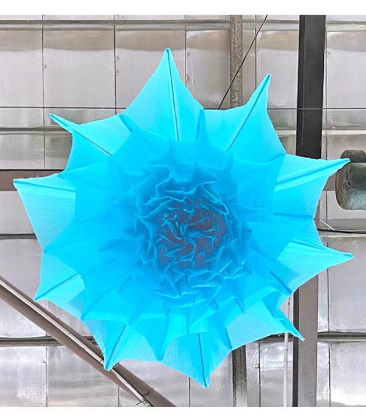 Grandes flores el&eacute;ctricas Led iluminaci&oacute;n abierta y cerrada autom&aacute;ticamente mec&aacute;nica cin&eacute;tica elevaci&oacute;n flor l&aacute;mpara el&eacute;ctrica (11)