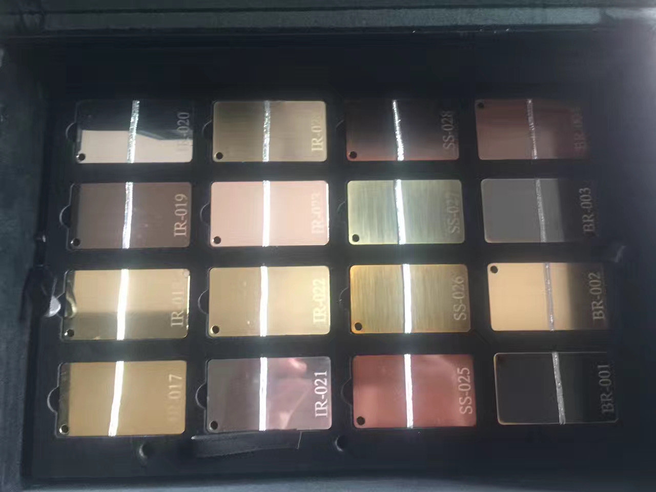 tablero de color