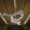 Moderno Hitecdad Villa Hotel Glass LED Decoración de interiores Accesorios de iluminación personalizados Lámparas