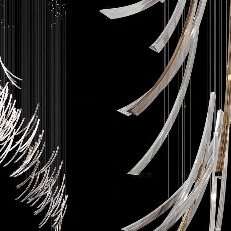 Araña geométrica minimalista con colgante cilíndrico arquitectónico