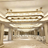 Lámpara de araña personalizada para vestíbulo de hotel, modelo nuevo y grande, adecuada para instalación en salón de banquetes y techo de sala de estar de lujo