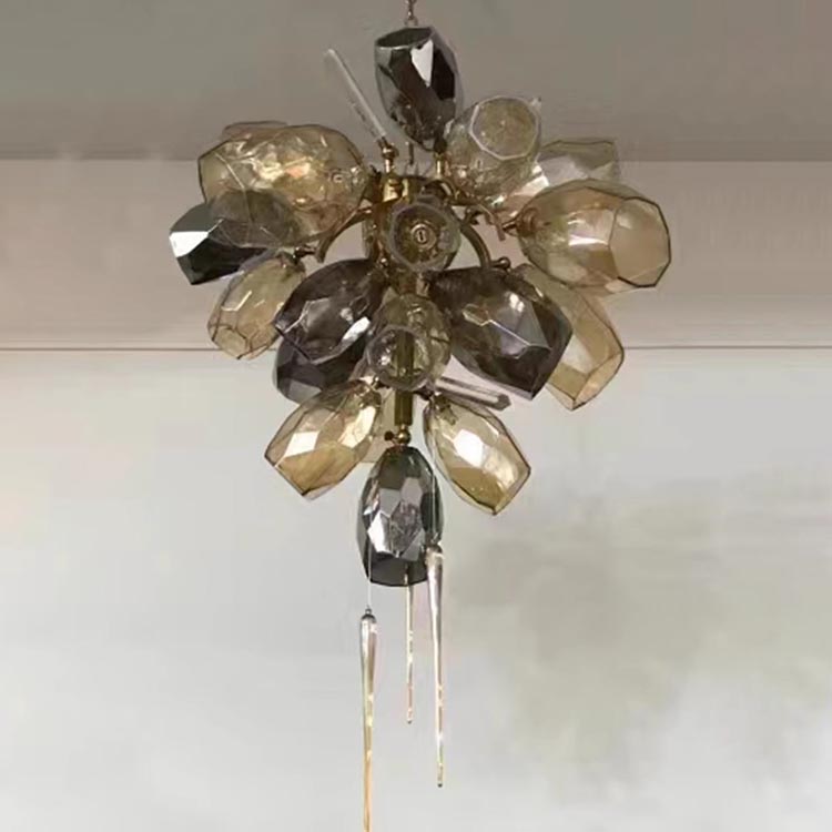 Lámpara de araña de cinta artística moderna, lámpara colgante LED grande para vestíbulo de hotel, salón de banquetes y proyectos de interiores de lujo